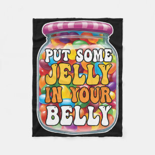 Manta Polar Poner Un Poco De Jelly En Su Belly Graciosa Jelly