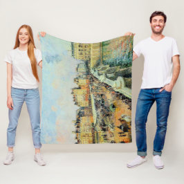 Manta Polar Pont Neuf, Tarde, Sunlight Camille Pissarro