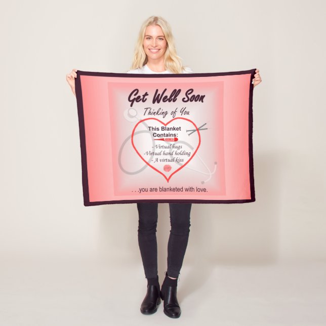 Manta Polar Ponte bien pronto #1 Fleece Blanket (In situ)