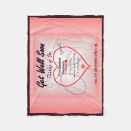 Manta Polar Ponte bien pronto #1 Fleece Blanket