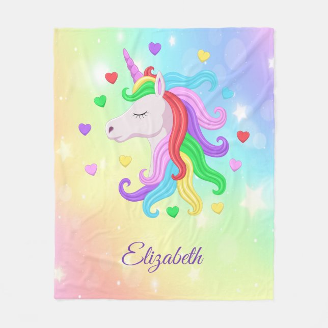Manta Polar Pony Pony Stars Pastel Girly (Anverso)