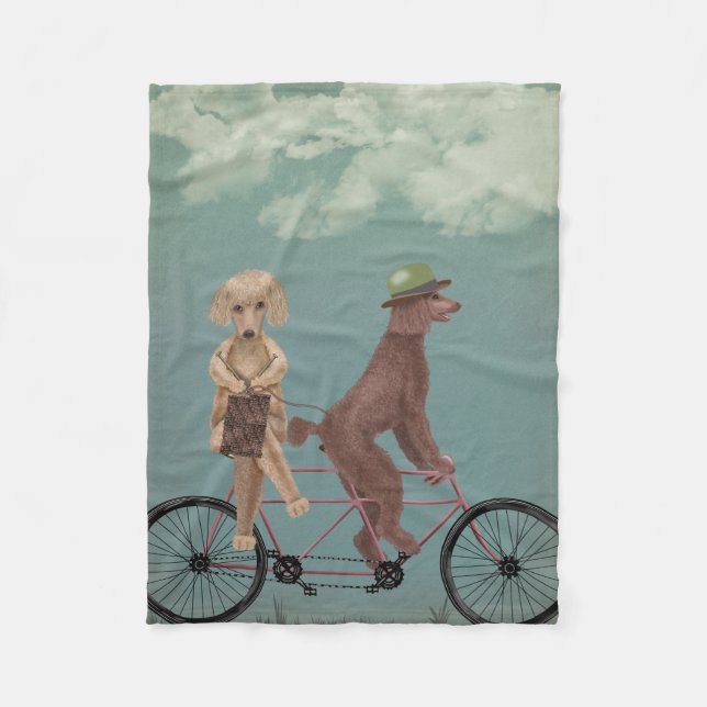 Manta Polar Poodle Tandem (Anverso)