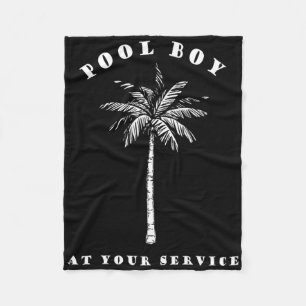 Manta Polar Pool Boy at Your Service Coconut Tree Fun Hallowee