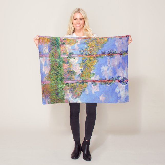 Manta Polar Poplares en el sol, Monet (In situ)