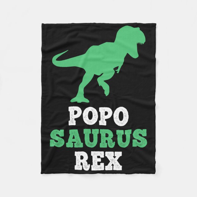 Manta Polar Popo-saurus Rex Dino Dinosaur Divertido Poposaurus (Anverso)