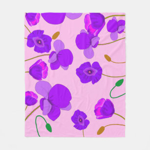 Manta Polar Poppy (Papaver somniferum) Lilac