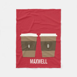 Manta Polar Por amor al café