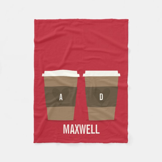 Manta Polar Por amor al café (Anverso)