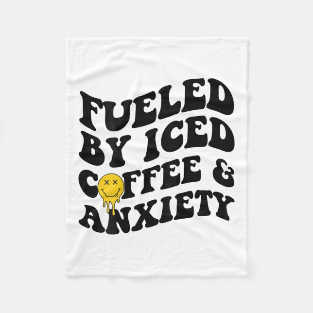 Manta Polar Por El Café Helado Y La Ansiedad La Salud Mental A (Anverso)