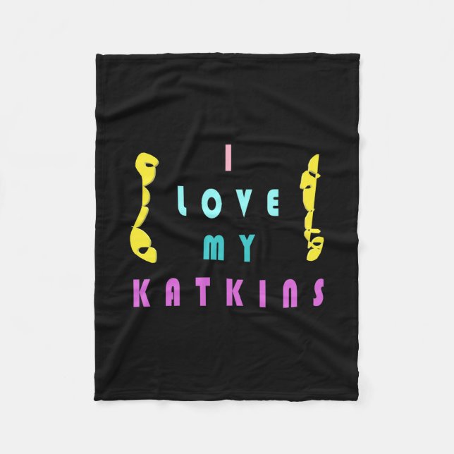 Manta Polar Por el gato con amor (Anverso)