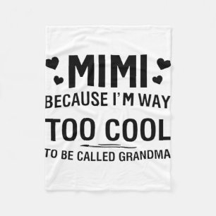 Manta Polar Porque soy demasiado Guay para llamarme abuela