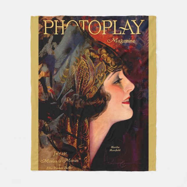 Manta Polar Portada de la revista Photoplay 1920 (Anverso)