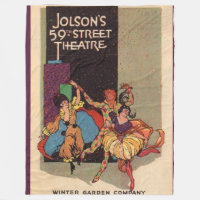Portada del proyecto de ley de teatro de Al Jolson