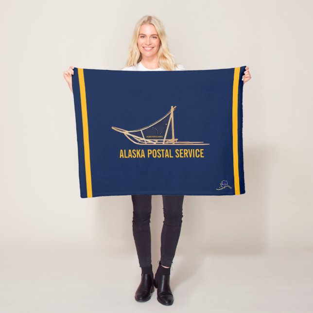 Manta Polar Portadora postal de Alaska Dog Sled (In situ)