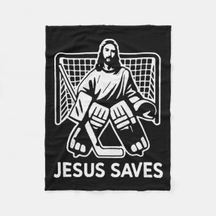 Manta Polar Portero de Hockey Jesús Salva Cristiano Hoc