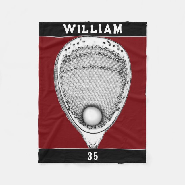Manta Polar Portero de Lacrosse (Anverso)