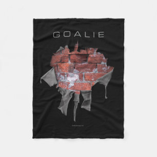 Manta Polar Portero rasgado de la pared de ladrillo (fútbol)