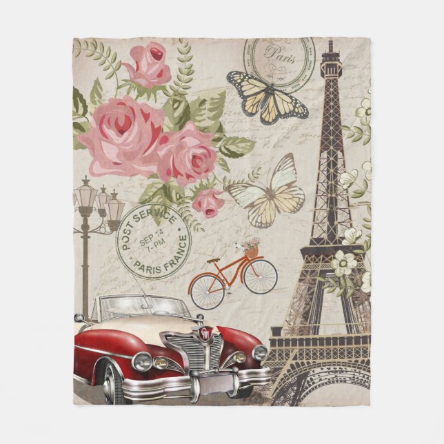 Manta Polar Postal de la época de París. (Anverso)