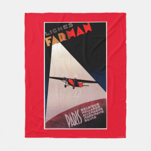 Manta Polar Poste del promo del monoplano de Farman 300 de las