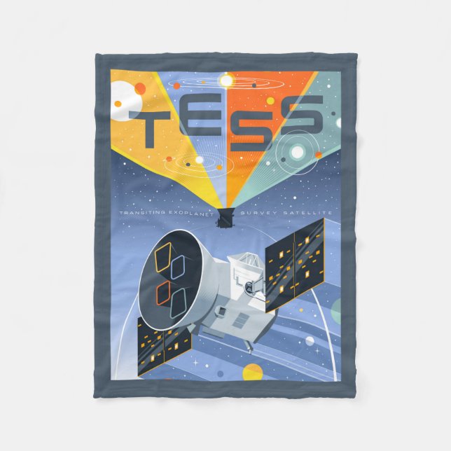 Manta Polar Poster del telescopio espacial Tess. (Anverso)