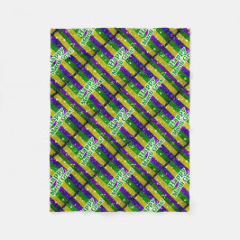 Manta Polar Poster feliz del carnaval