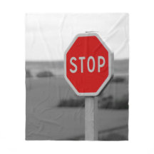 Poster fotográfico Minimalista del Rótulo Red Stop