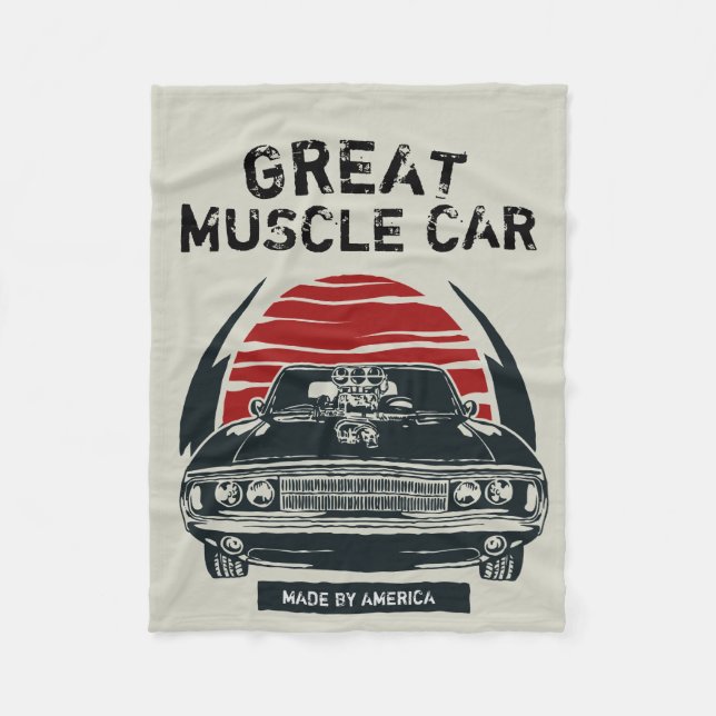 Manta Polar Poster Musculum Car (Anverso)