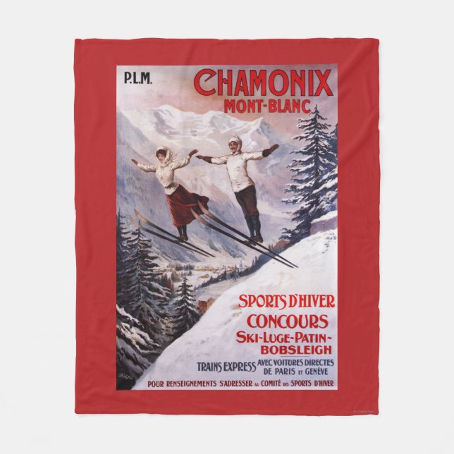 Manta Polar Poster promocional de esquí (Anverso)