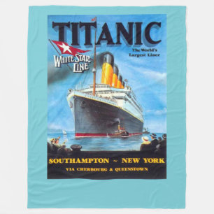 Manta Polar Poster titánico del revestimiento marino