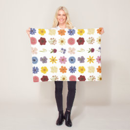 Manta Polar Potencia de flor