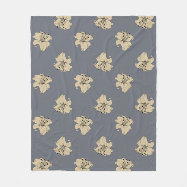 Manta Polar Potencia de flor | FP-01 | (Anverso)