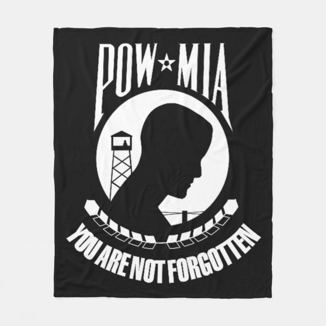 Manta Polar "POW MIA Fleece Blanket" (Anverso)
