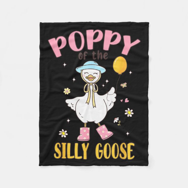 Manta Polar Ppy Of The Silly Goose First Birthday Family Match (Anverso)