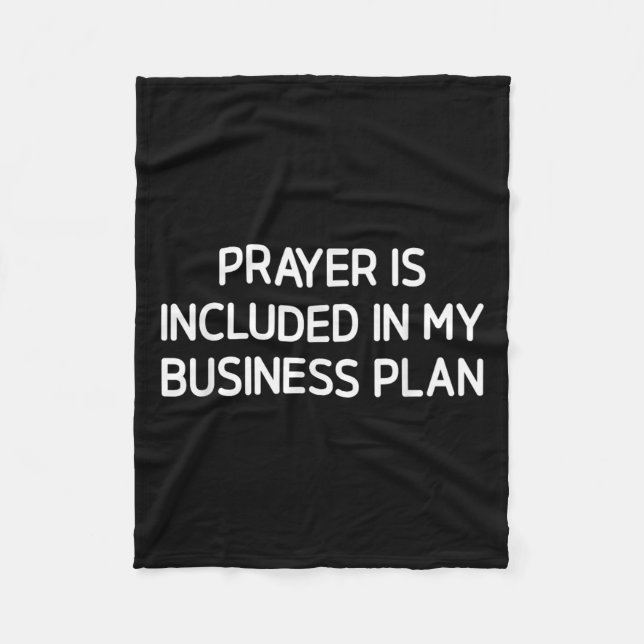 Manta Polar Prayer Is Included In My Business Plan, Motivation (Anverso)