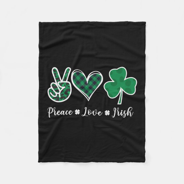 Manta Polar Preace Love Irish (Anverso)