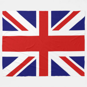 Manta Polar Preciosa bandera del Reino Unido la union jack