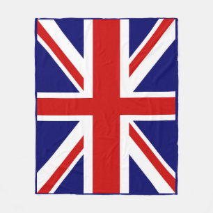 Manta Polar Preciosa bandera del Reino Unido, la Union Jack en