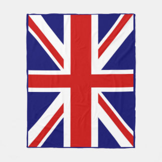 Manta Polar Preciosa bandera del Reino Unido la union jack Mar