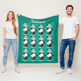 Manta Polar Precioso Panda Flannel Blanket