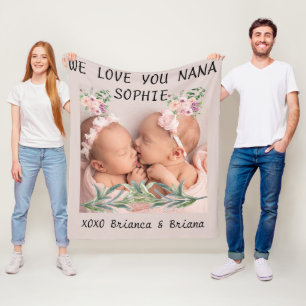 Manta Polar Prefecto de imágenes día personalizado de la abuel