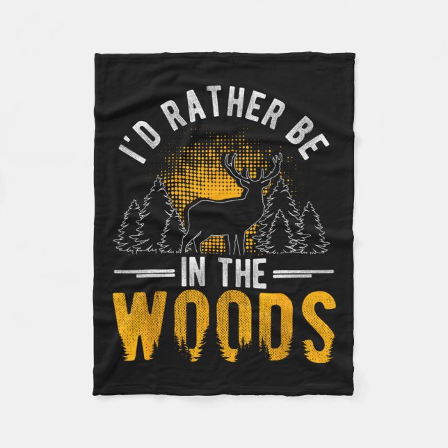 Manta Polar Preferiría estar en los bosques de caza de venados (Anverso)