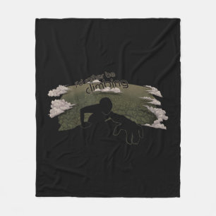 Manta Polar Preferiría Estar Escalando Humor De Rock Divertido