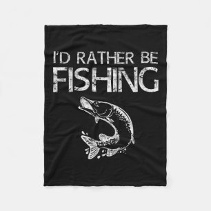 Manta Polar Prefiero Pescar Camisa de Pescador