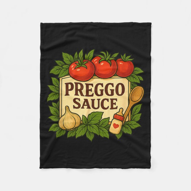 Manta Polar Preggo Sauce Costume Funny Pregnancy Announcement  (Anverso)