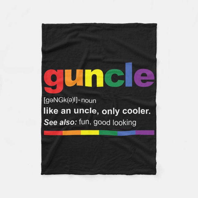 Manta Polar Pregnancy Announcemen For Gay Uncle New Uncle  (Anverso)