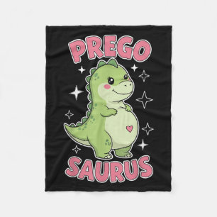 Manta Polar Pregosaurus Cute Retro Embarazo De Dinosaurio Y