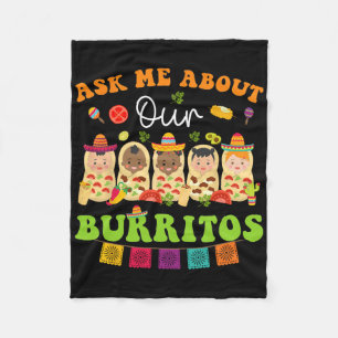 Manta Polar Pregúntame sobre Burritos Taco Mexicano Nicu Enfer