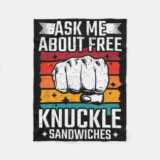 Manta Polar Pregúntame sobre sándwiches de Knuckle gratis
