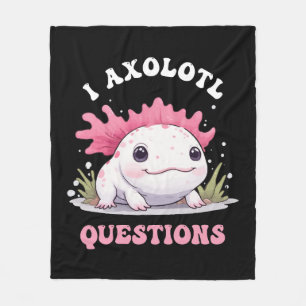 Manta Polar Preguntas Divertidas Y Bonitas Sobre Mi Ajolote