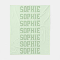 Preppy Blanket Green